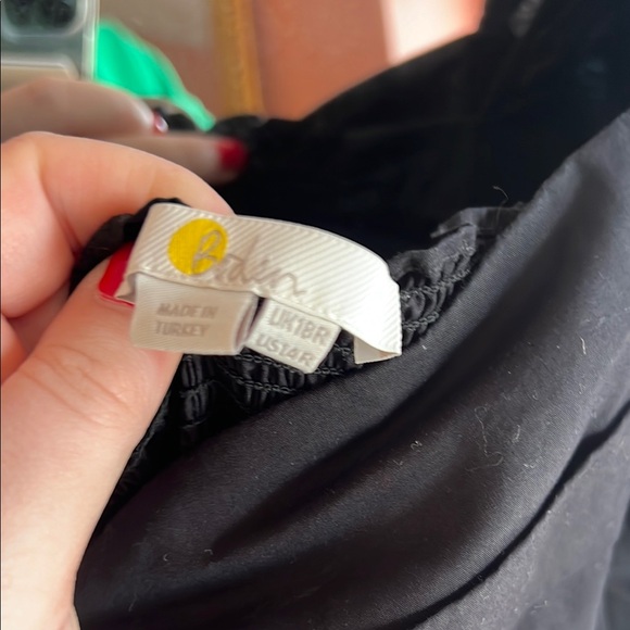 Boden Puff Sleeve Maxi Black Dress - Picture 2 of 3